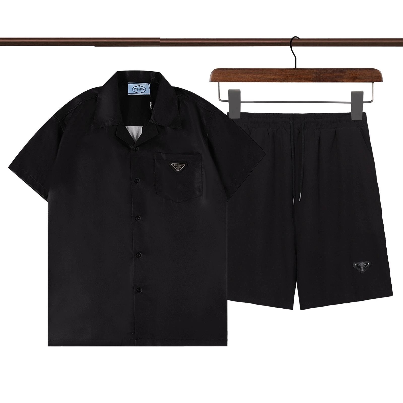 Prada Short Shirt and Shorts Set