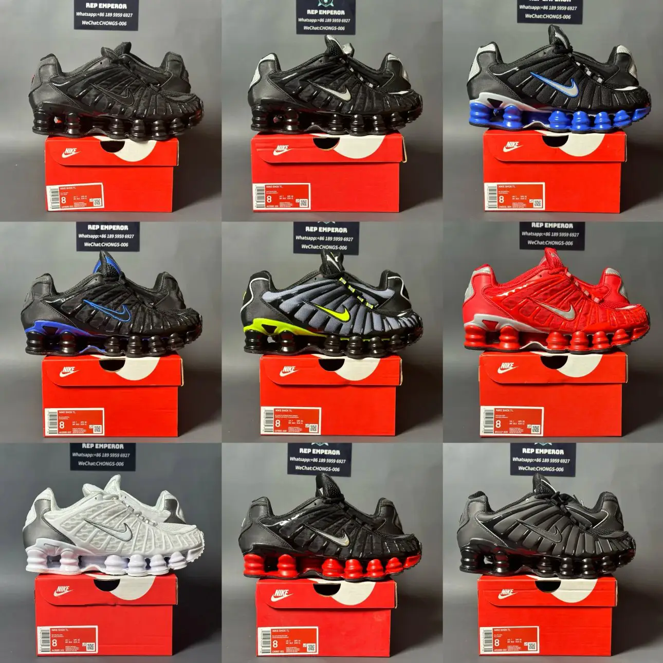 YH版 Nike Shox TL十三柱系列合集