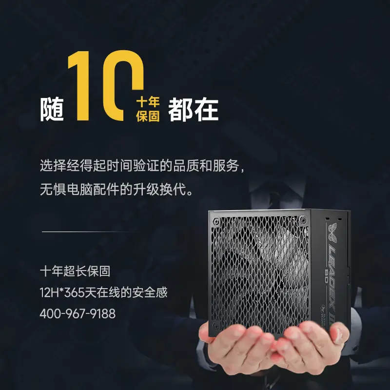 Zhenhua Leadex Bd1000W Power Supply Computer Desktop Host Chassis 1000W Gold Medal Full Mode Atx3.1