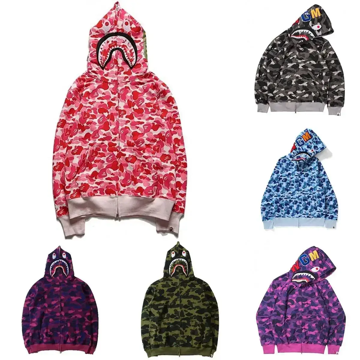 BAPE Shark Full Zip Hoodie Collection