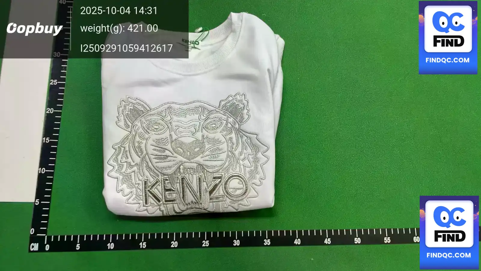 KENZO Tiger Sweatshirt White