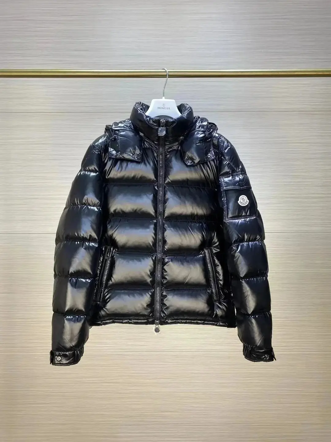 Moncler Maya Down Jacket Black