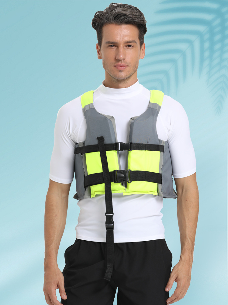 Shabbat Adult Life Jackets Large Buoyancy Thickened Buoyancy Cotton Surf Pulp Board Kayak Boat Floatation Jackets
