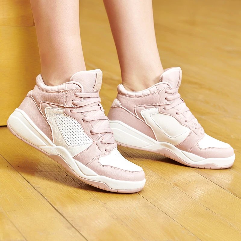 361女鞋运动鞋2020秋季新款软底学生休闲鞋高帮女子实战AJ4篮球鞋