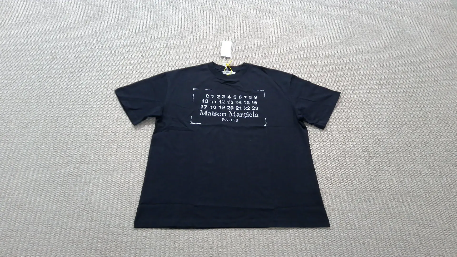 Maison Margiela Black Short Sleeve T-Shirt
