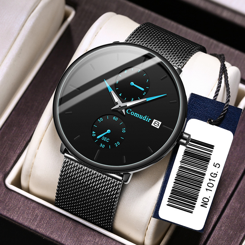 Camudi men's watch one-piece delivery fashion quartz watch business waterproof student Watch cross-border wholesale
