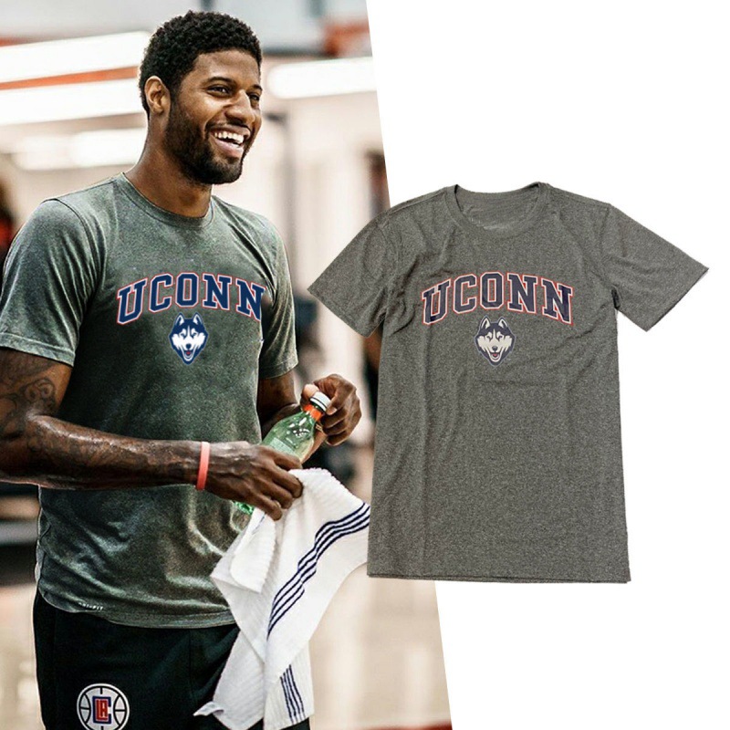 Short-sleeved men's high-elastic quick-drying Paul George Curry NCAA Kenda Duck Duke basketball training American short-sleeved T-shirt Foto QC de 1688 na Qualit.ly