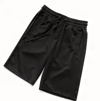 Large Print on the Bottom Left, Raw Hem at the Leg Opening, No Drawstring, Three-Color Shorts 22120212