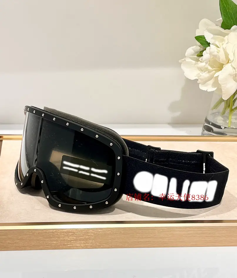 Fashion Luxury Fashion Men's and Women's Goggles Sun Eyes 2024 European Station Star Same Outdoor Ski Style Sunglasses