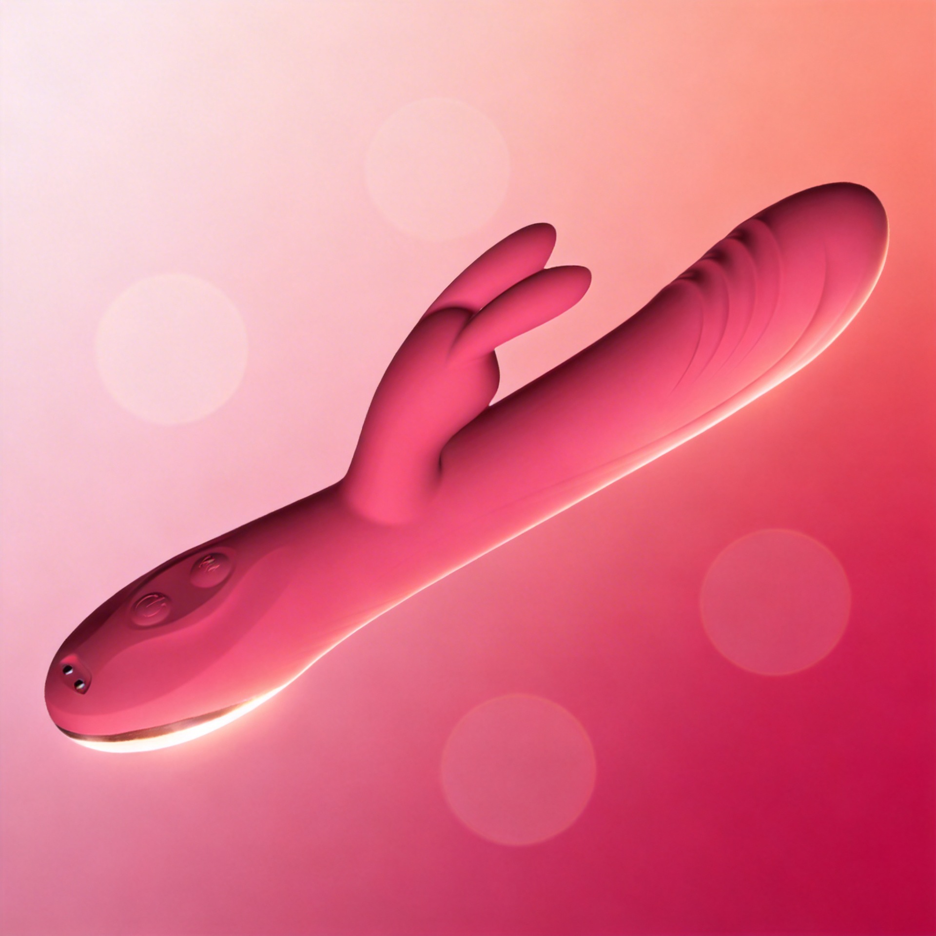 Amazon Adult Sex Toys Rabbit Vibrator Silent Vibrating Wand Dual Vibration Magnetic Charging G-Spot Device for Women