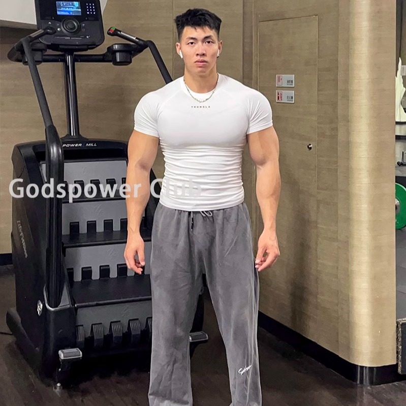 LA 男子健身紧身衣Supervillain475压缩T恤 速干透气除臭科技面料
