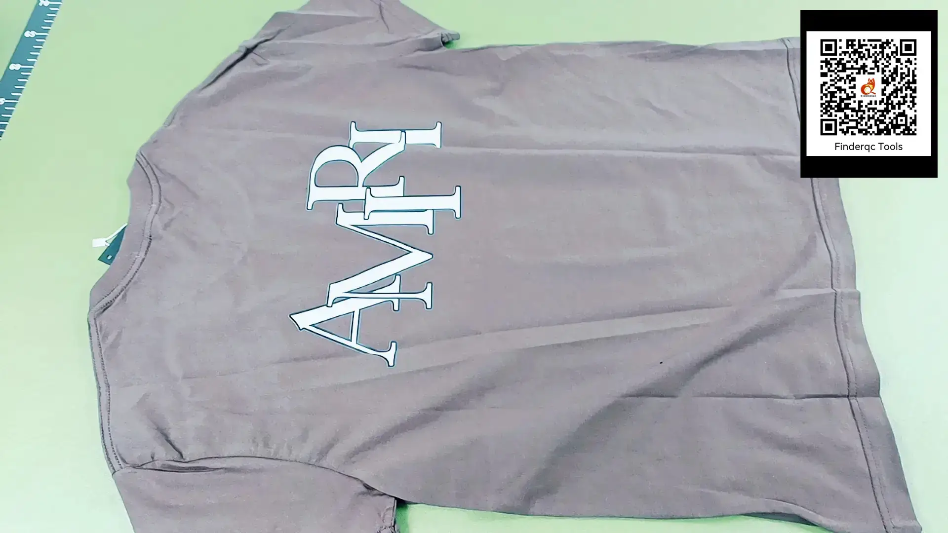 Cross-border foreign trade new Amiri high and low letter printing round neck casual loose T-shirt men's and women's sports short sleeve half sleeve