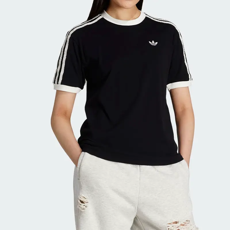 Adidas Clover Women's Summer New arrival Ruffle 3S Tee Sports Short Sleeve T-Shirt Kc8819