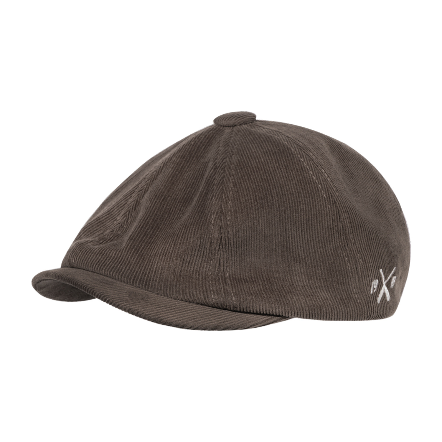 Beret Japanese Women's Fashion Brand Corduroy Autumn and Winter Painter Newsboy Retro Street Forward Hat Embroidered Beret