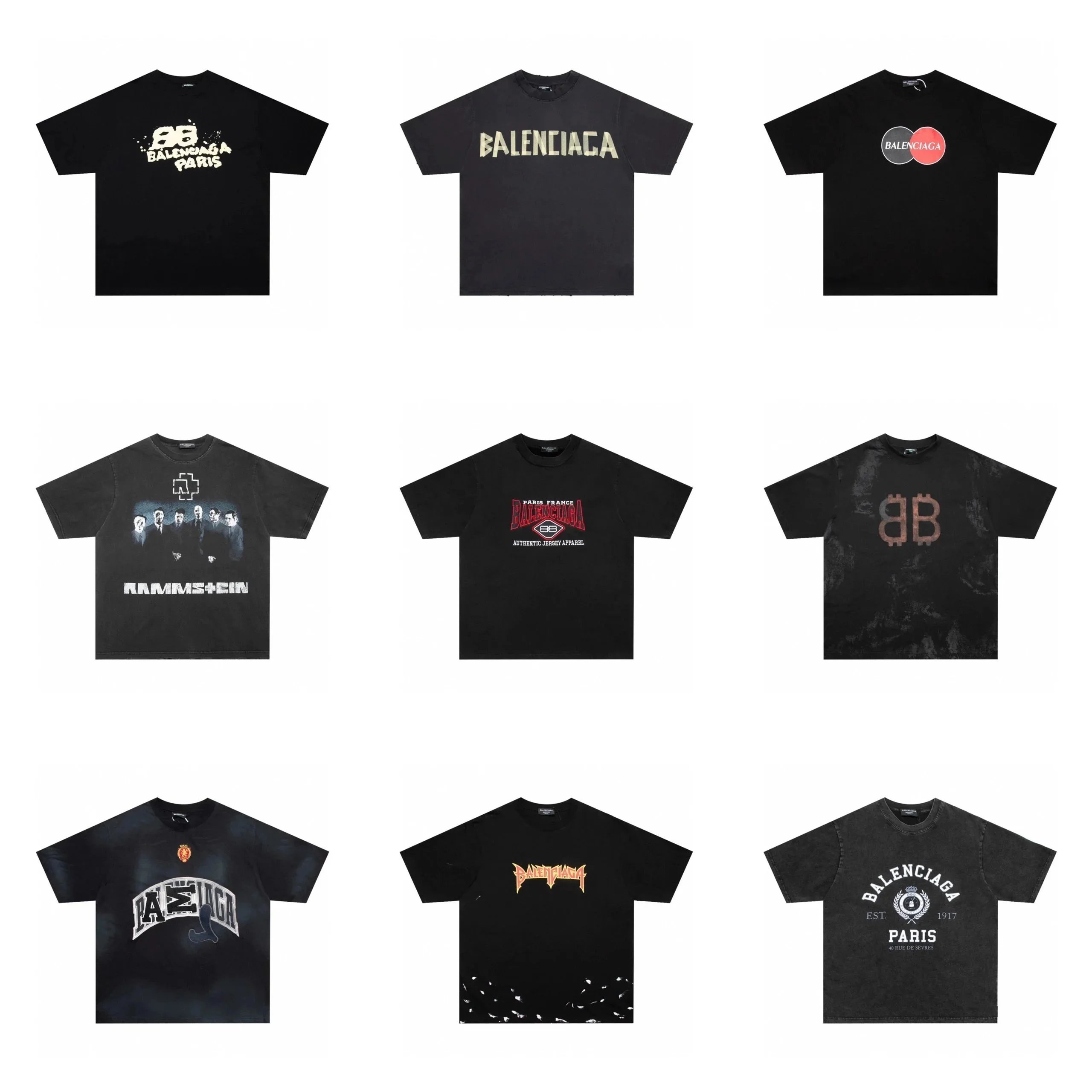 Balenciaga Paris T-Shirts