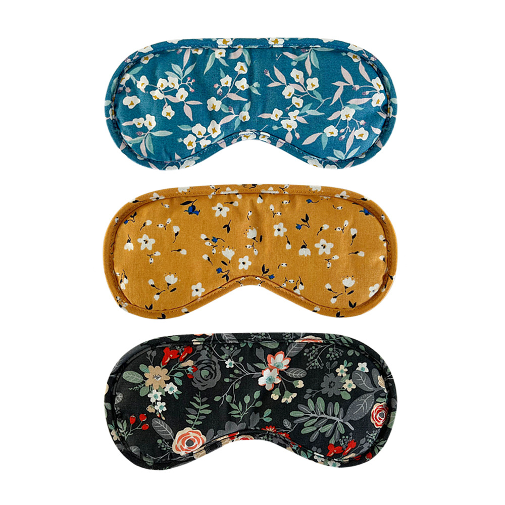 Printed Gravity Eye Mask, Cotton and Linen Eye Pillow, Flaxseed and Herb Filling, Microwave-Heated Steam Eye Mask, Ice Compress Eye Mask