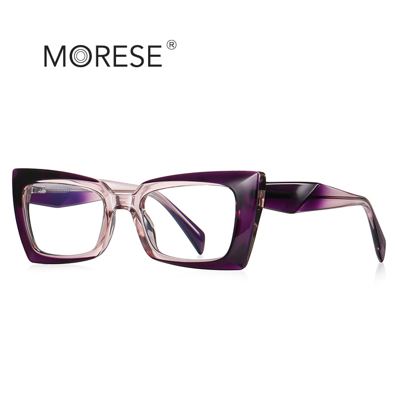 Small square glasses 2164 three-dimensional personality 2023 anti-blue light glasses female European and American ins style glasses frame foreign trade cross-border