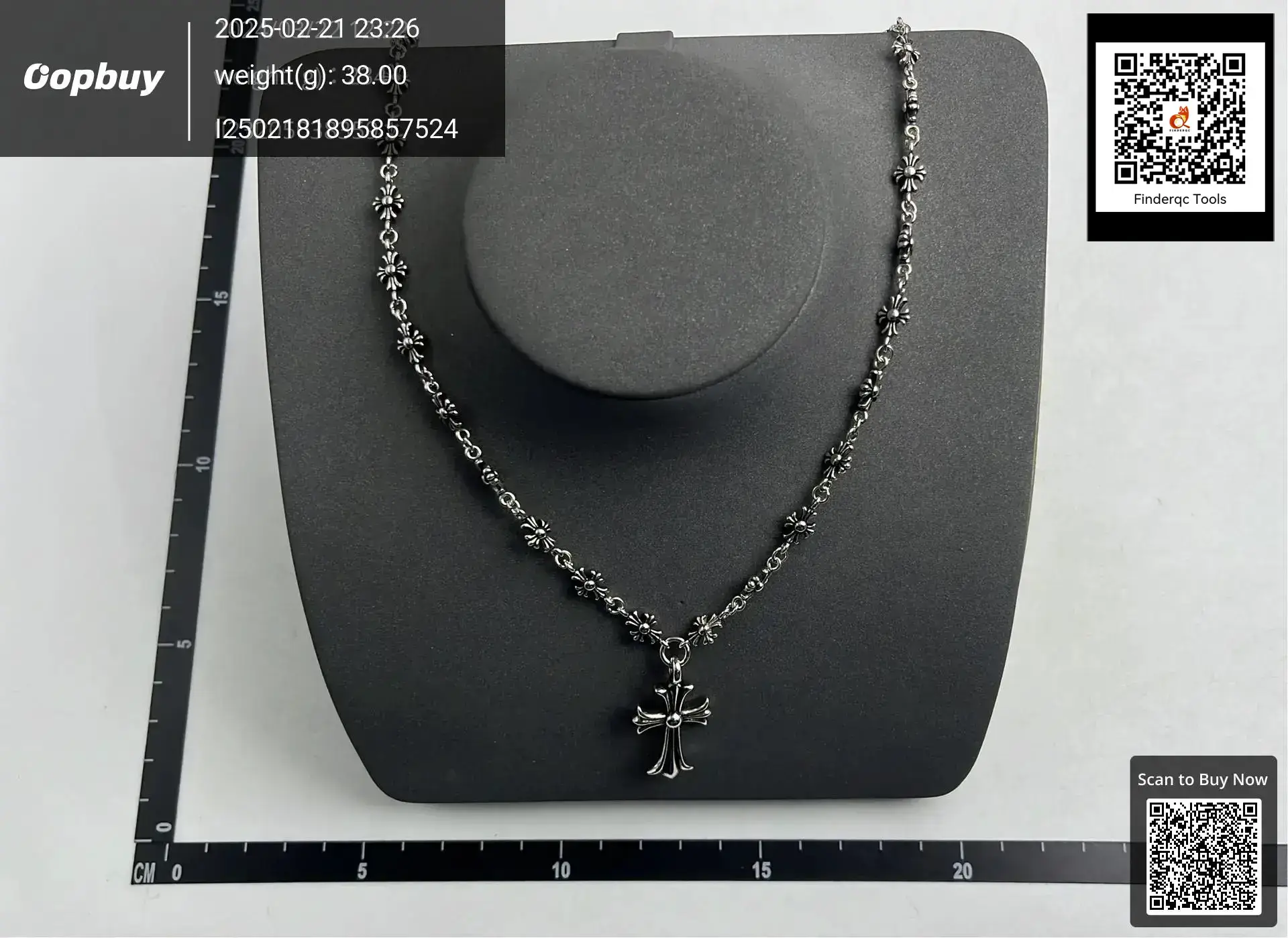 Crona New Vintage Pendant Cross Pinlaid Pink Diamond Necklace Tiktok Explosion Jewelry Men's and Women's Couple Cross Chain