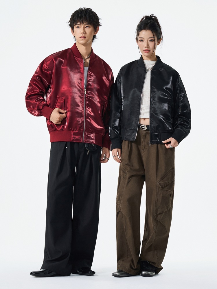 Wholesale Custom 2025 American Retro Workwear High-End Stylish Loose-Fitting Paratrooper Jacket Trendy Top