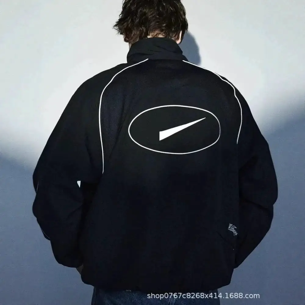 Co branded school uniform, sports zipper, embroidered jacket, jacket, pants set