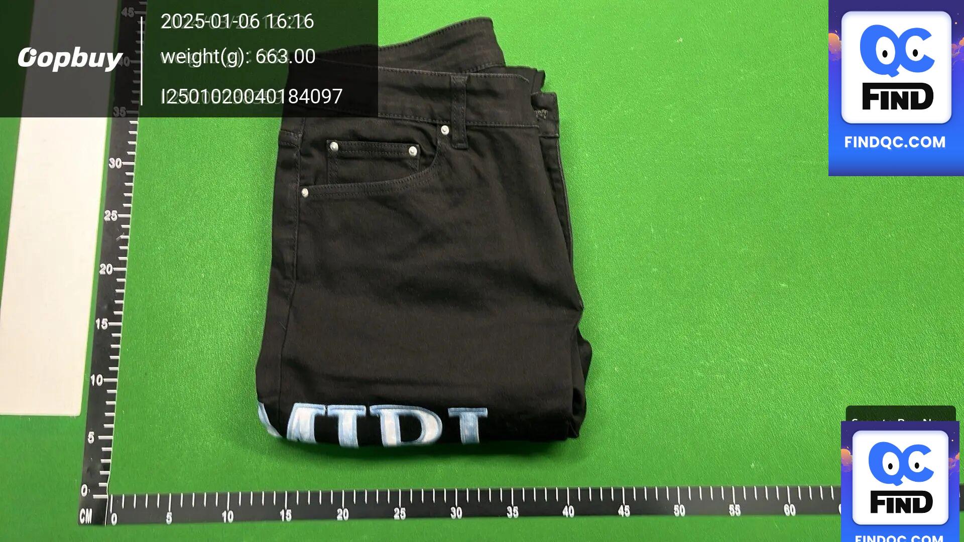 Amiri Men's Black Slim Fit Ripped Jeans QC