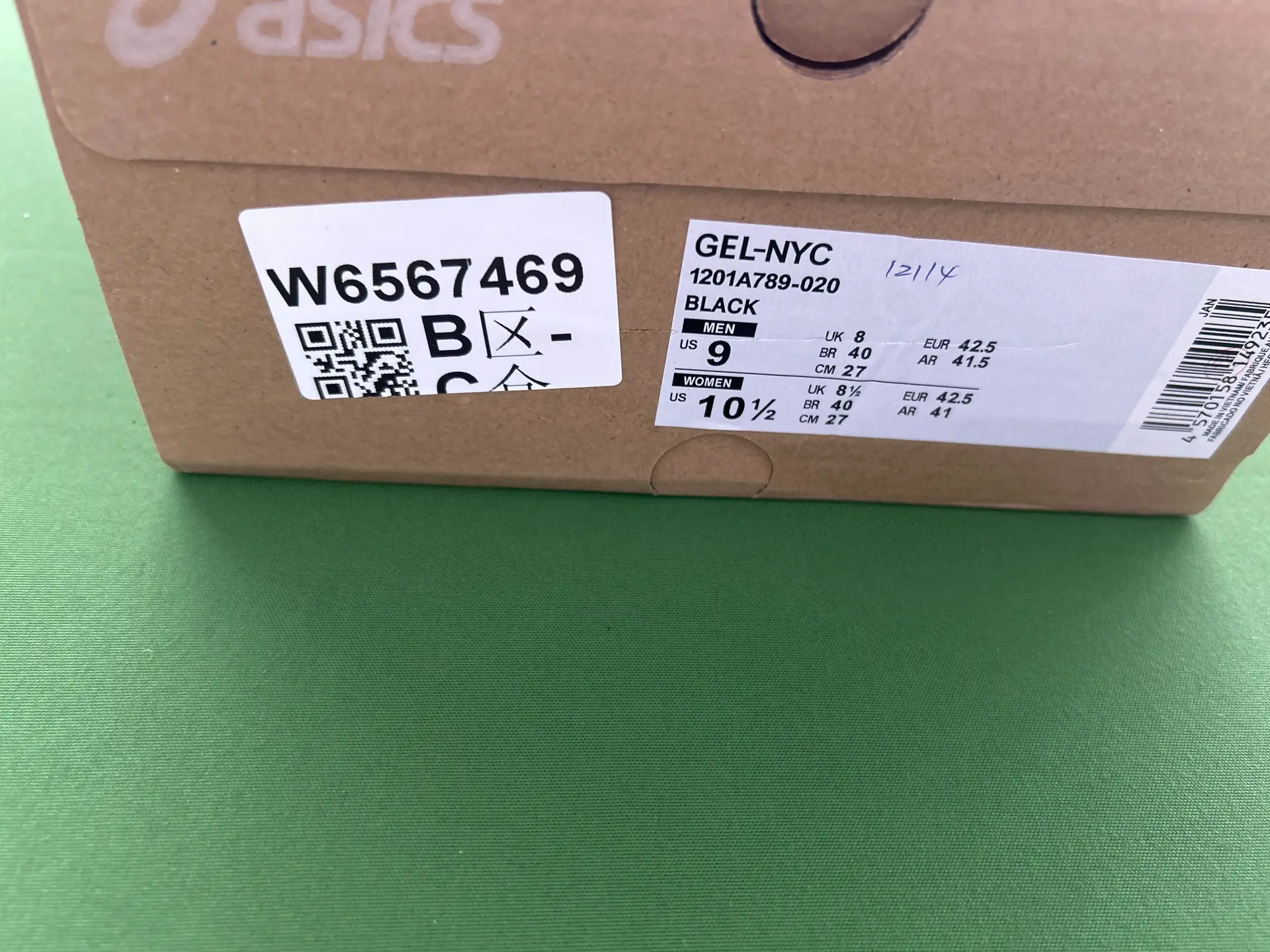 ASICS GEL-NYC BLACK 1201A789-020