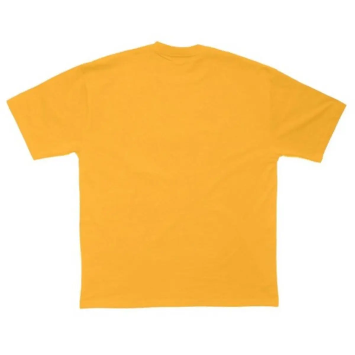 S Ow Summer Orange-Yellow Short-Sleeved Shirt