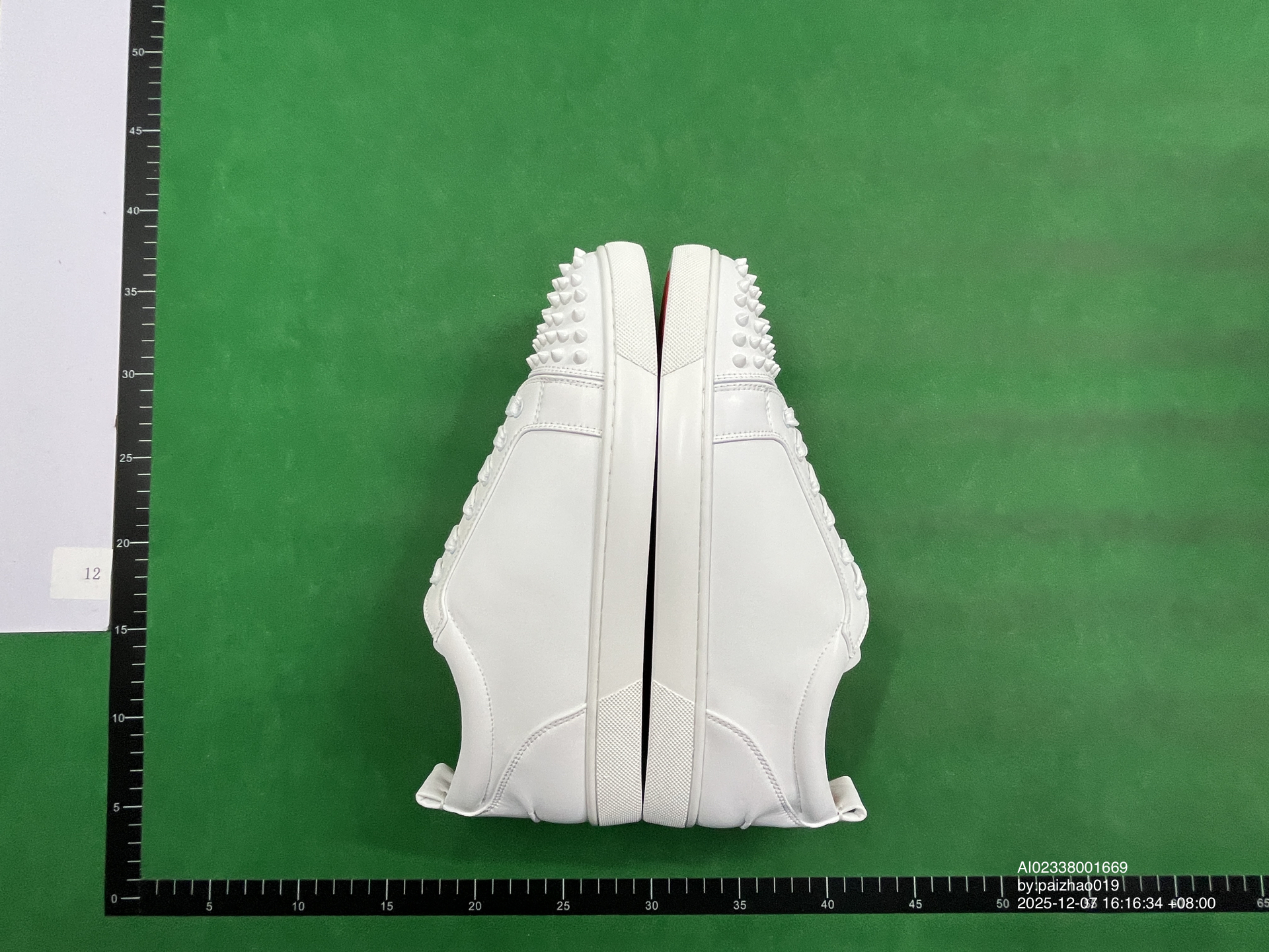 Christian Louboutin Spiked Sneakers White QC
