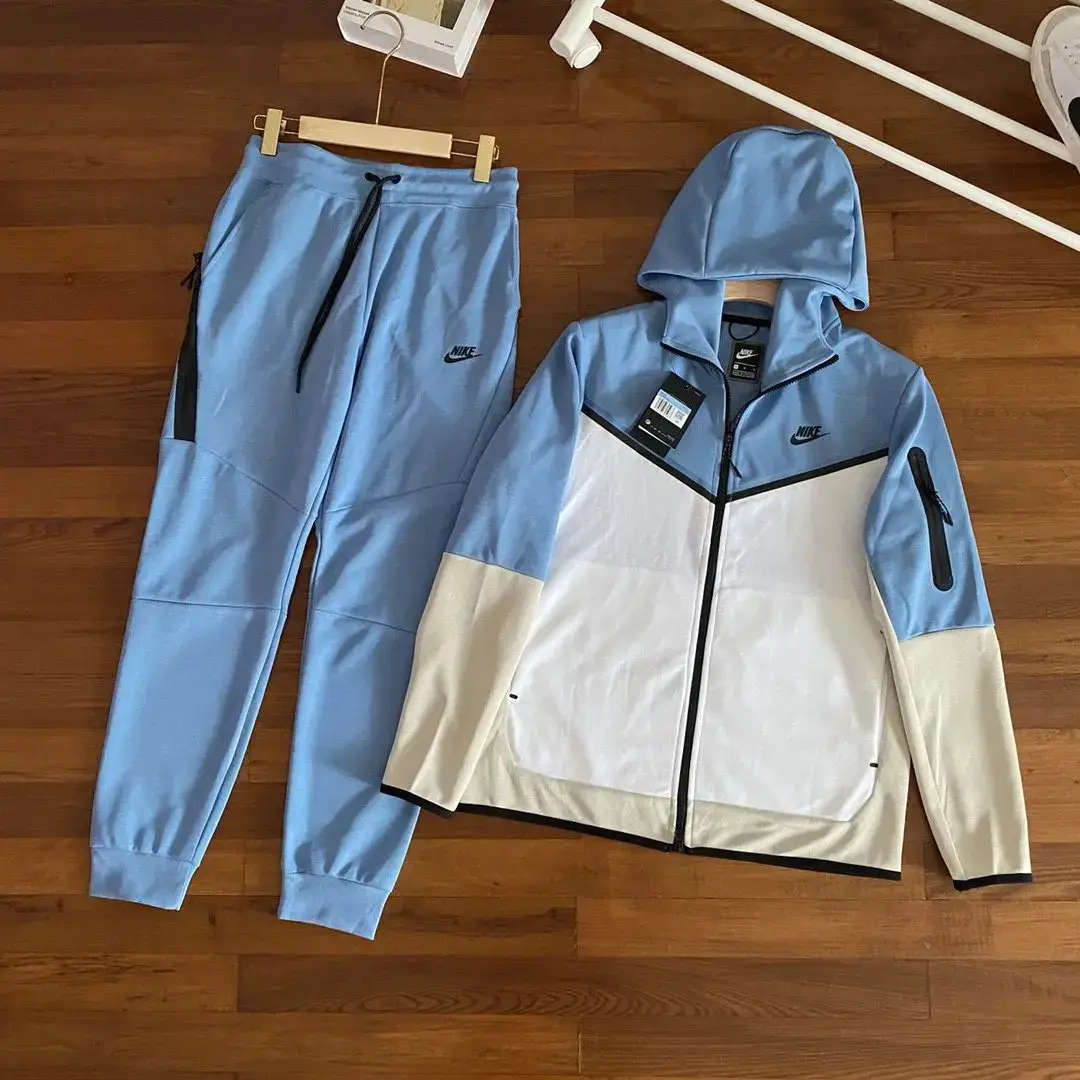 Nike Tech Fleece Tracksuit Light Blue