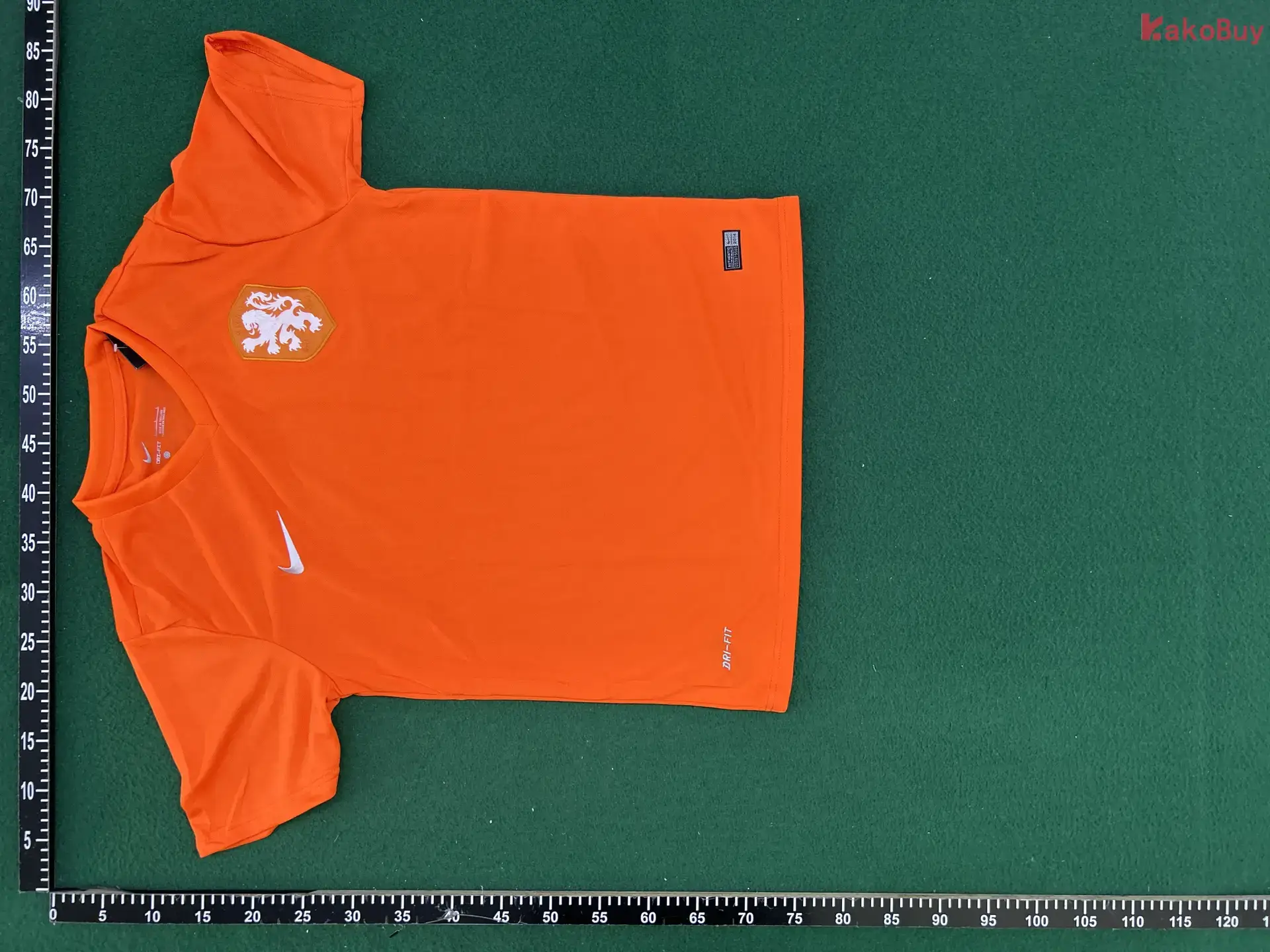 Nike Netherlands National Team Football Jersey Orange Short-Sleeved Dri-FIT