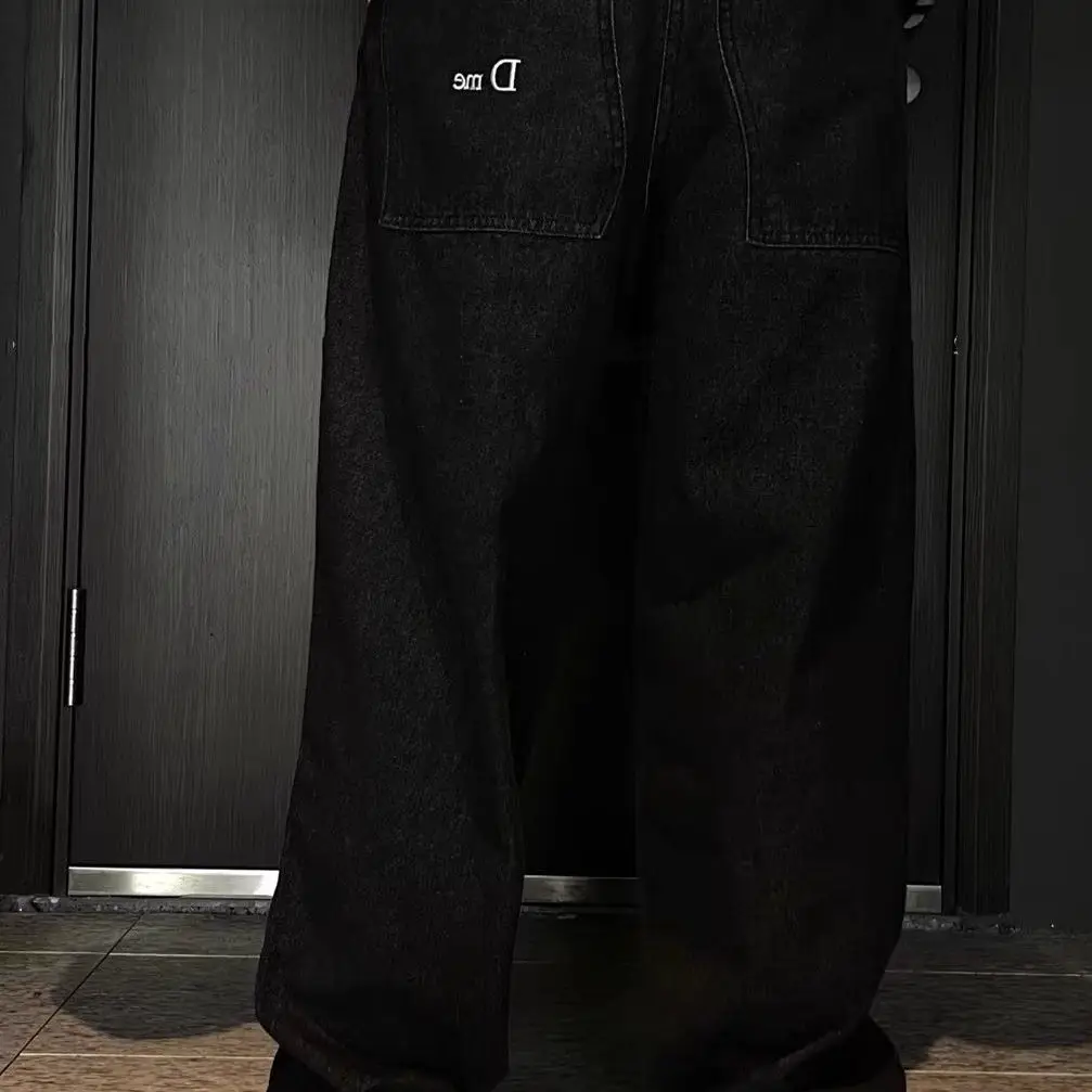 Bulu Denim Pants Spring/Summer New Loose Straight Tube Neutral Cotton Men's and Women's Cowboy Skateboarding Pants Long Pants Trendy