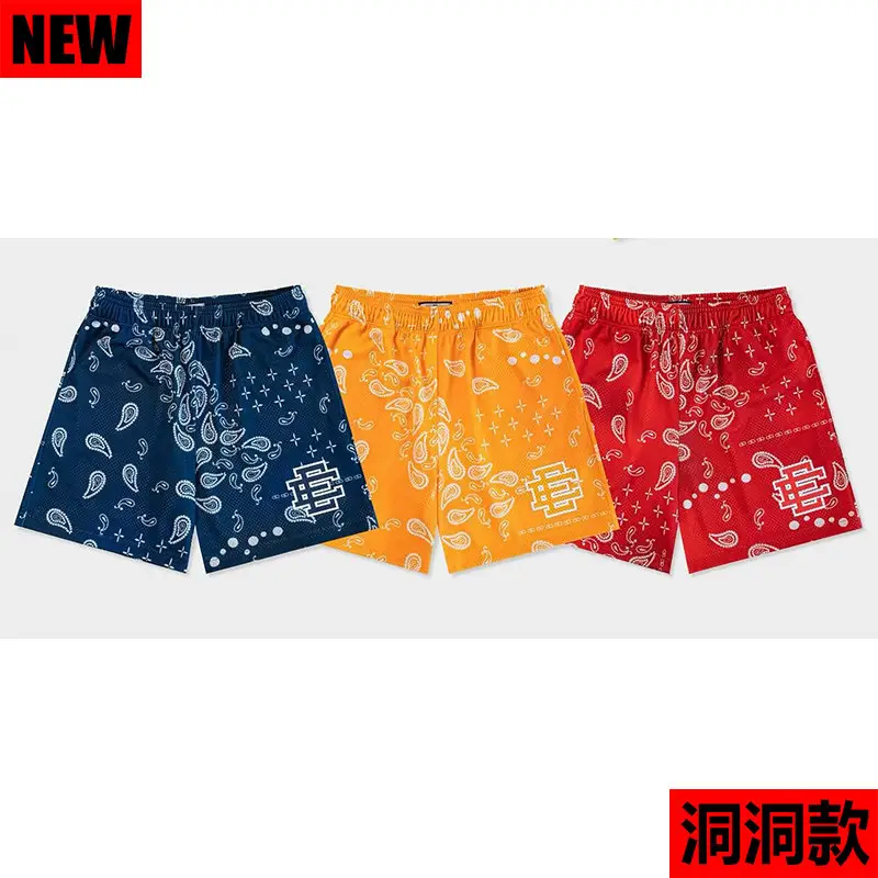 Ee American Casual Shorts Basketball Fitness Sports Pants College Student Competition Couple Matching Quarter Pants Beach Pants