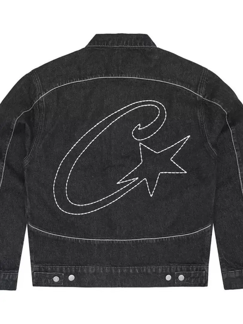 Corteiz Devil's Island Denim Jacket Star American Overcover High Street Y2K Pants Denim Jacket Set