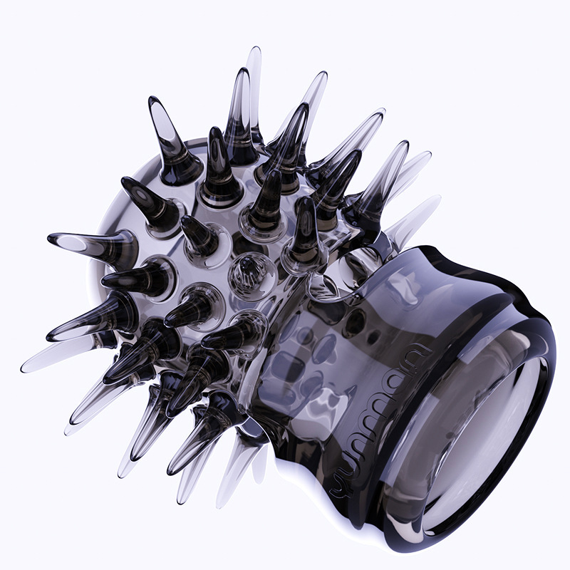 Yunman Hedgehog Anti-shedding Prepuce Rehab Ring Pear Flower Needle for Men's Silicone Essence-locking Wolves Cover Spiny Sheep Eye Circle