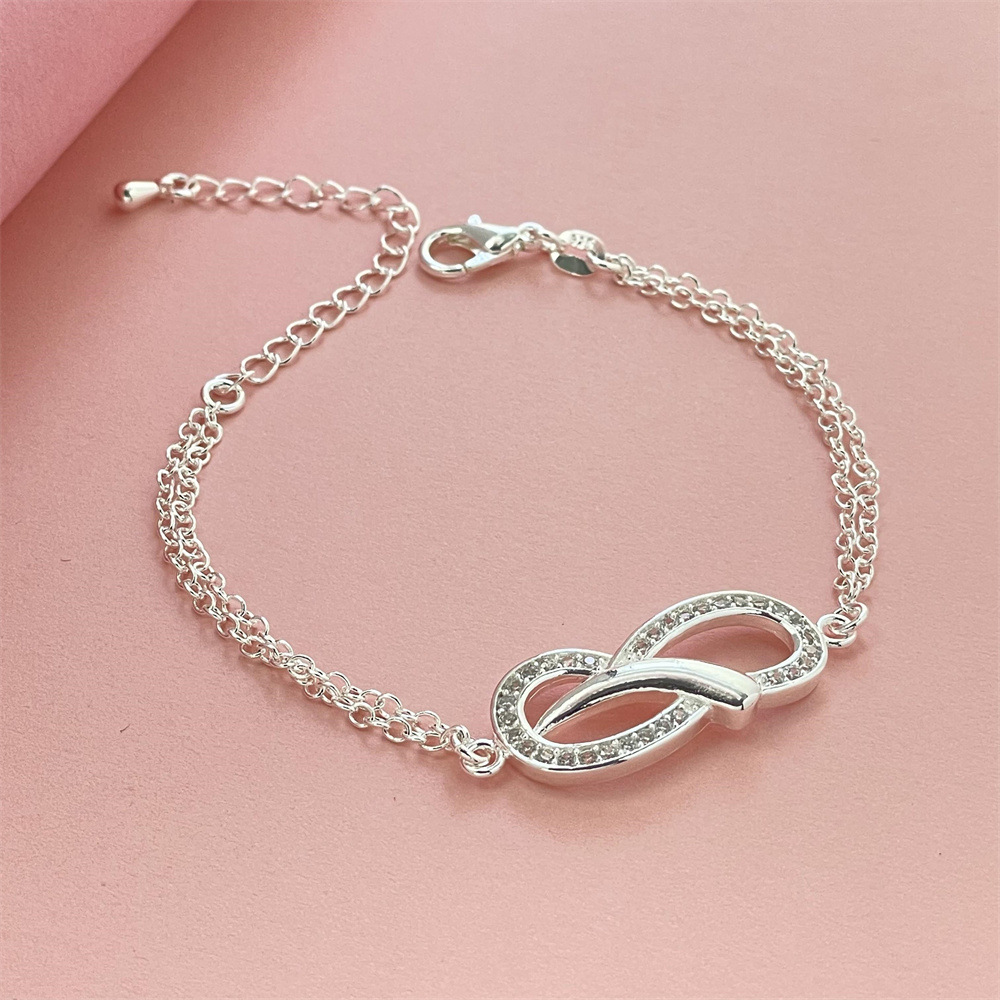 Foreign trade jewelry silver-plated snake tail bracelet trembles small red book online red popular bracelet in stock wholesale