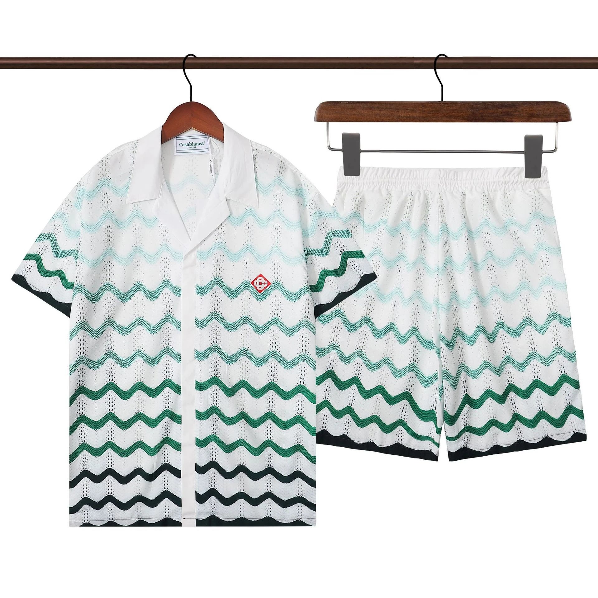 Casablanca shirt and shorts set QC-Foto von WEIDIAN auf Qualit.ly