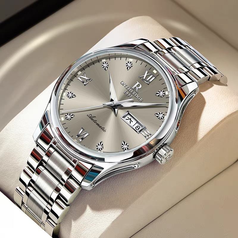 New Fully Automatic Mechanical Hollow Tourbillon Men's Watch Advanced Sense Waterproof Luminous Business Pure Mechanical Watch