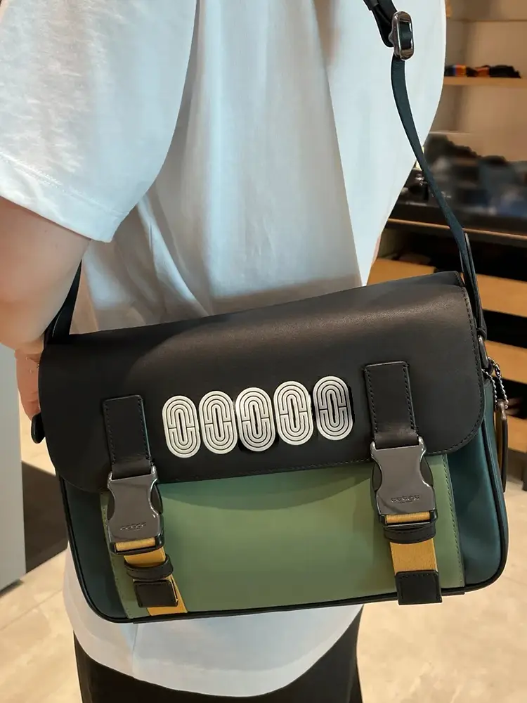 Dingyi New arrival Men's Messenger Bag Casual Flap Genuine Leather Crossbody Bag Men Shoulder Bag Handbag Messenger Bag