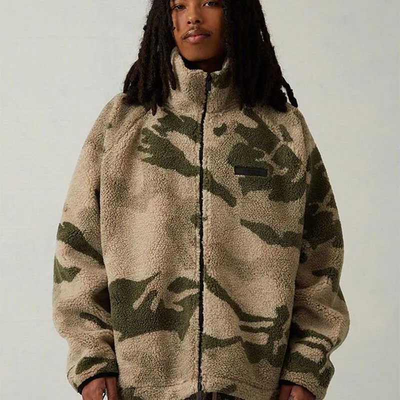 GPZ22SS-Sherpa Full Zip Jacket 22款羊羔毛全拉链无帽外套