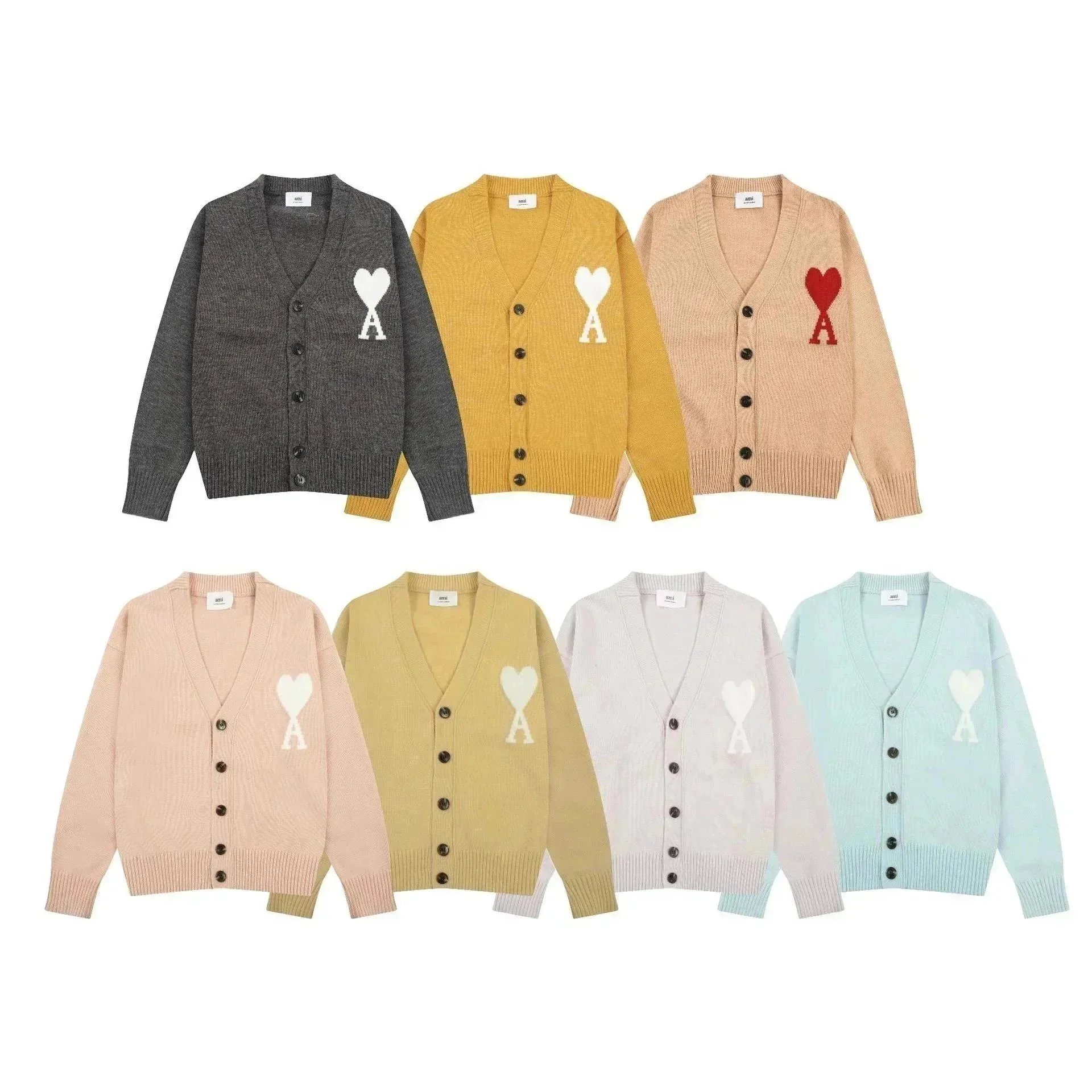 Ami Paris Ami de Coeur Cardigan QC 写真 WEIDIAN Qualit.ly