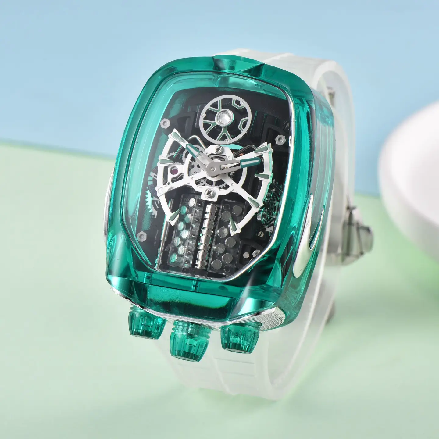 2025 Foreign Trade New Men's Fashion Item Sports Car Co-Branded Car Quartz Watch Manufacturer Wholesale Dropshipping