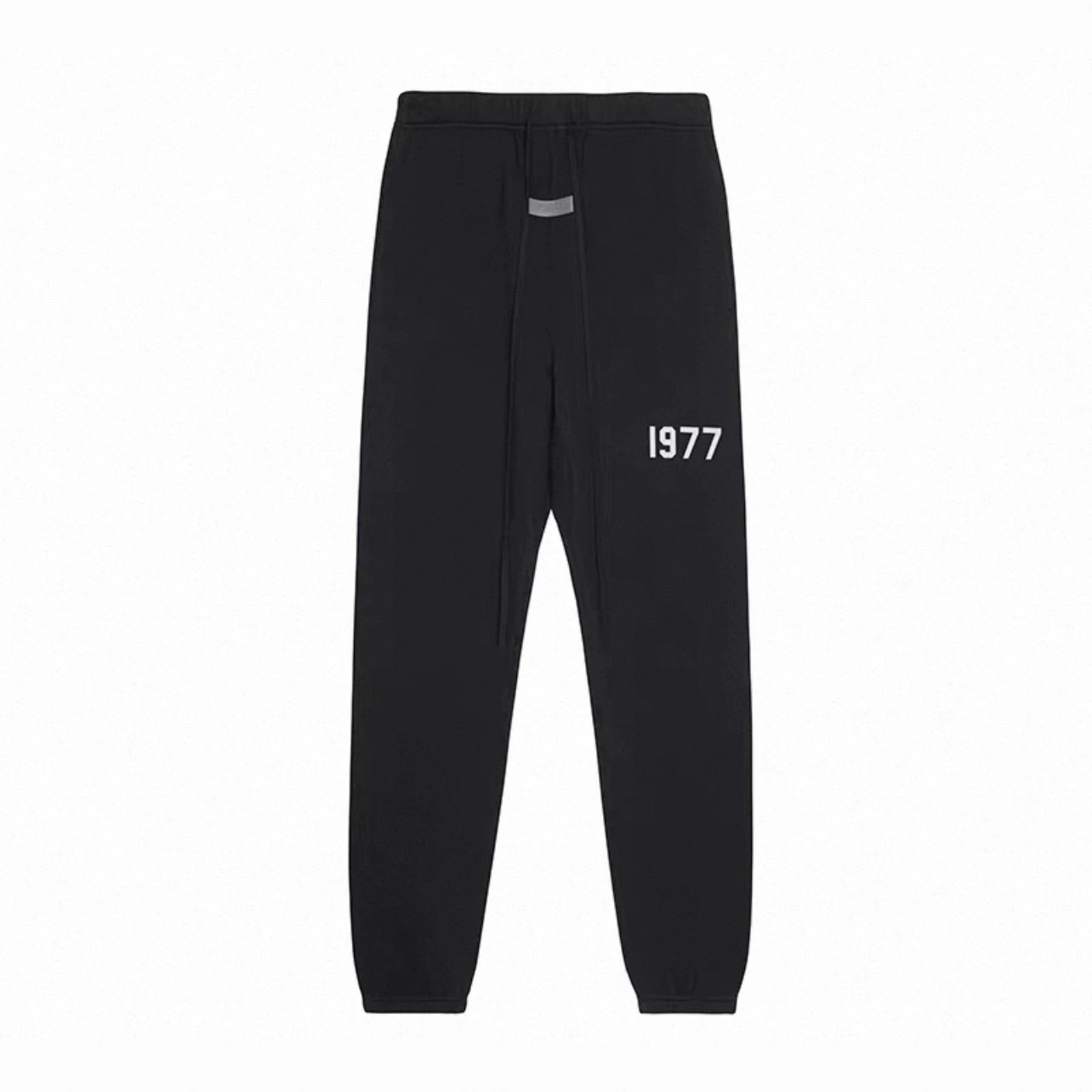 Essentials 1977 Fleece-Lined Sweatpants Autumn/Winter High Street Loose Trendy Unisex Joggers with Fleece Foto QC de 1688 na Qualit.ly