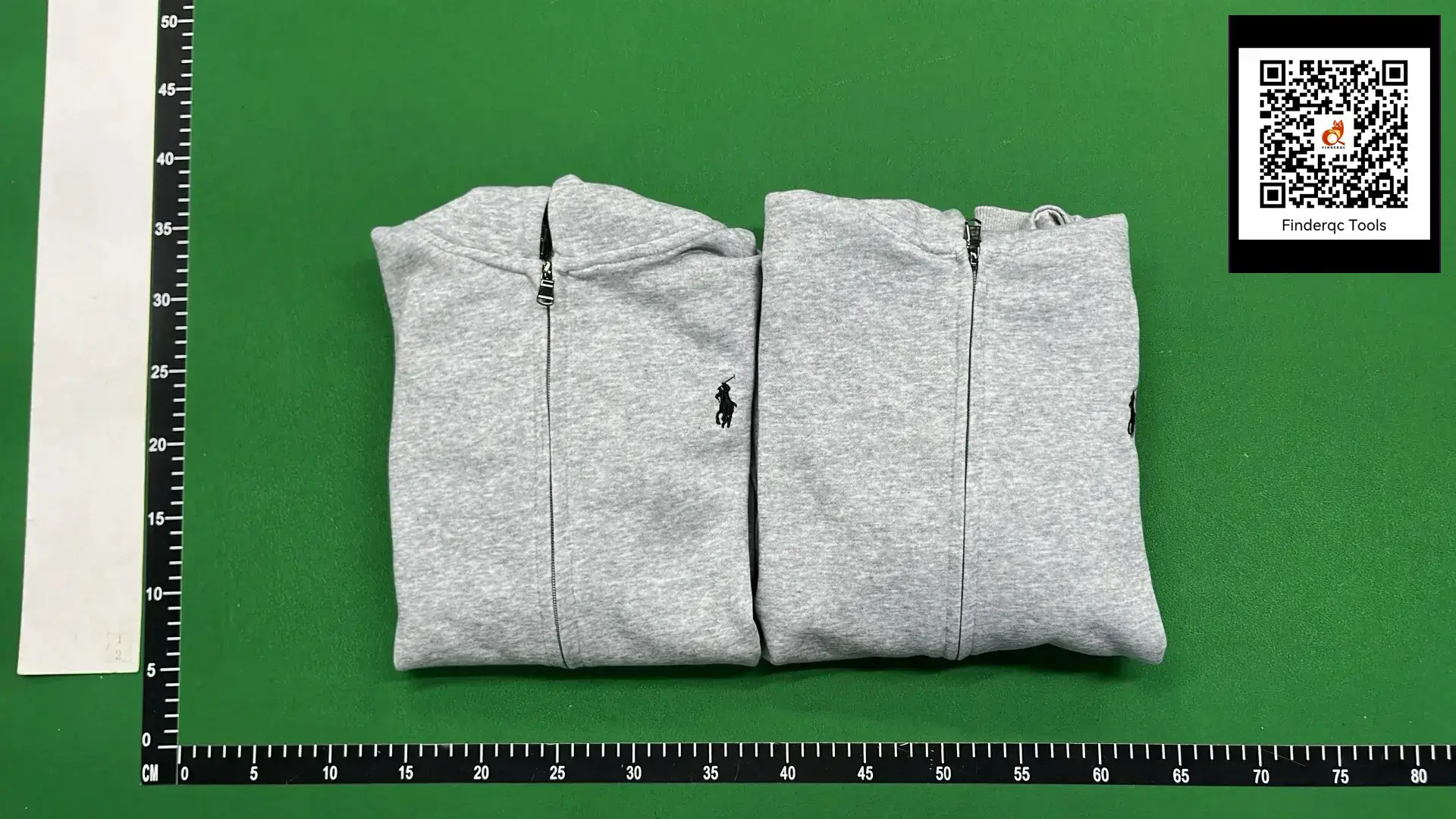 Polo Ralph Lauren Men's Grey Cotton Zip-Up Sweater
