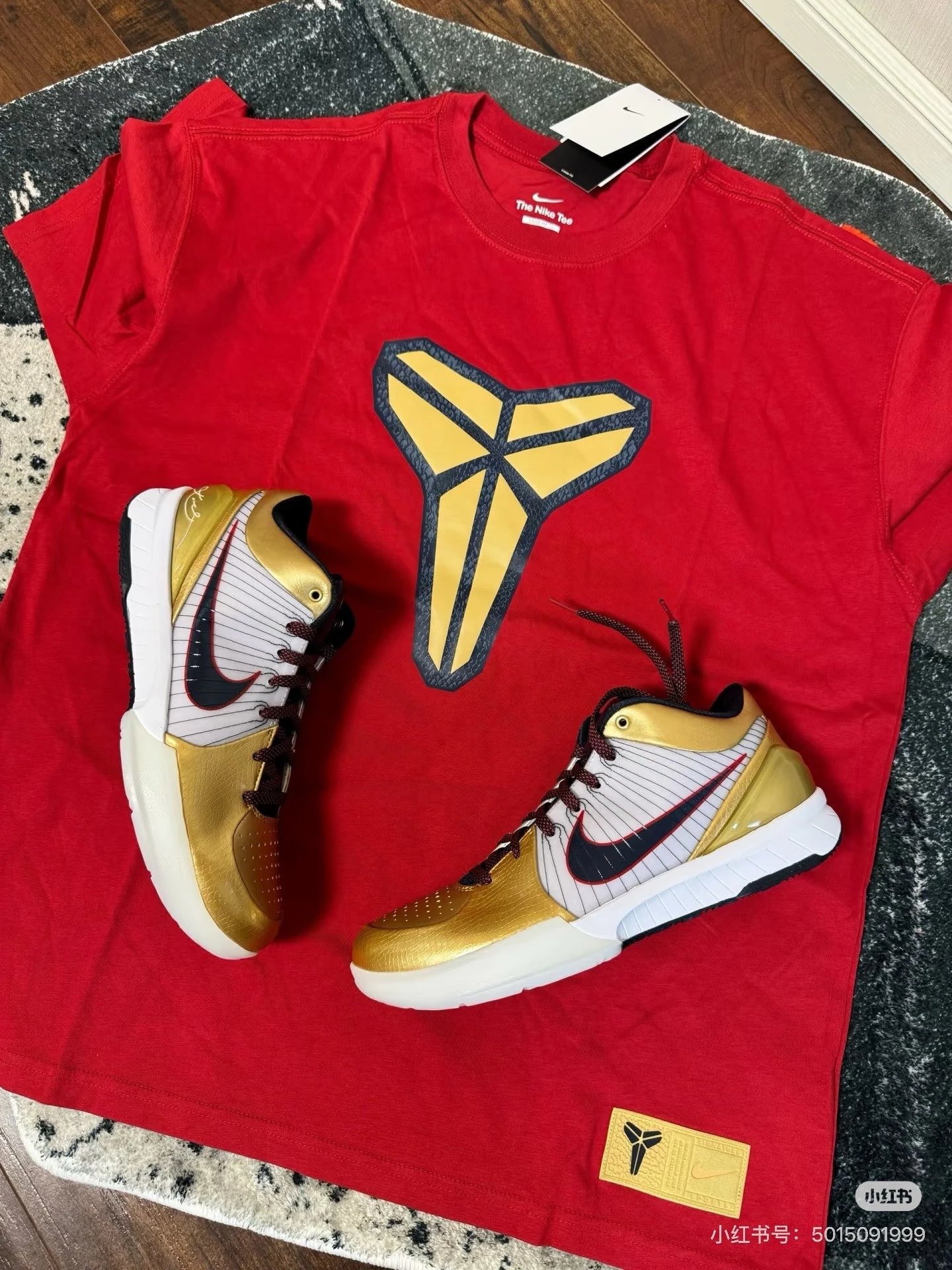 [Yuan Dan] NK KOBE Kobe series men's printed short sleeves|  FZ8072
