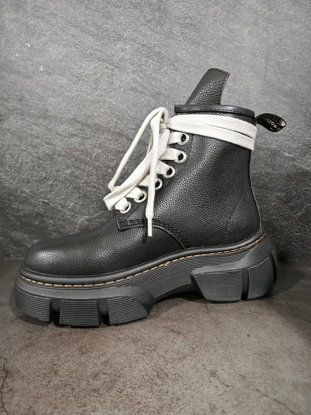Rick Owens Shoes Boots Joint-Name Men's Shoes Fashion Dark Style Crazy Straps Thick Sole Height Increasing Women Shoes Genuine Leather Workwear Boots
