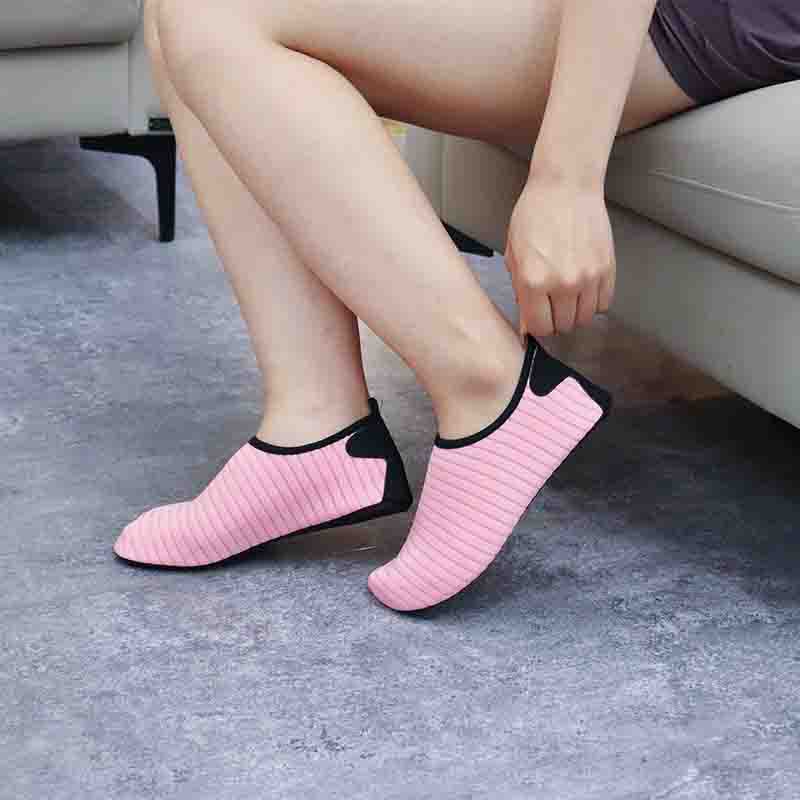 Indoor Fitness Shoes Women's Mute Soft Sole Non-slip Home Training Shoes Special Yoga Rope Skipping Shoes for Sports Treadmill Men