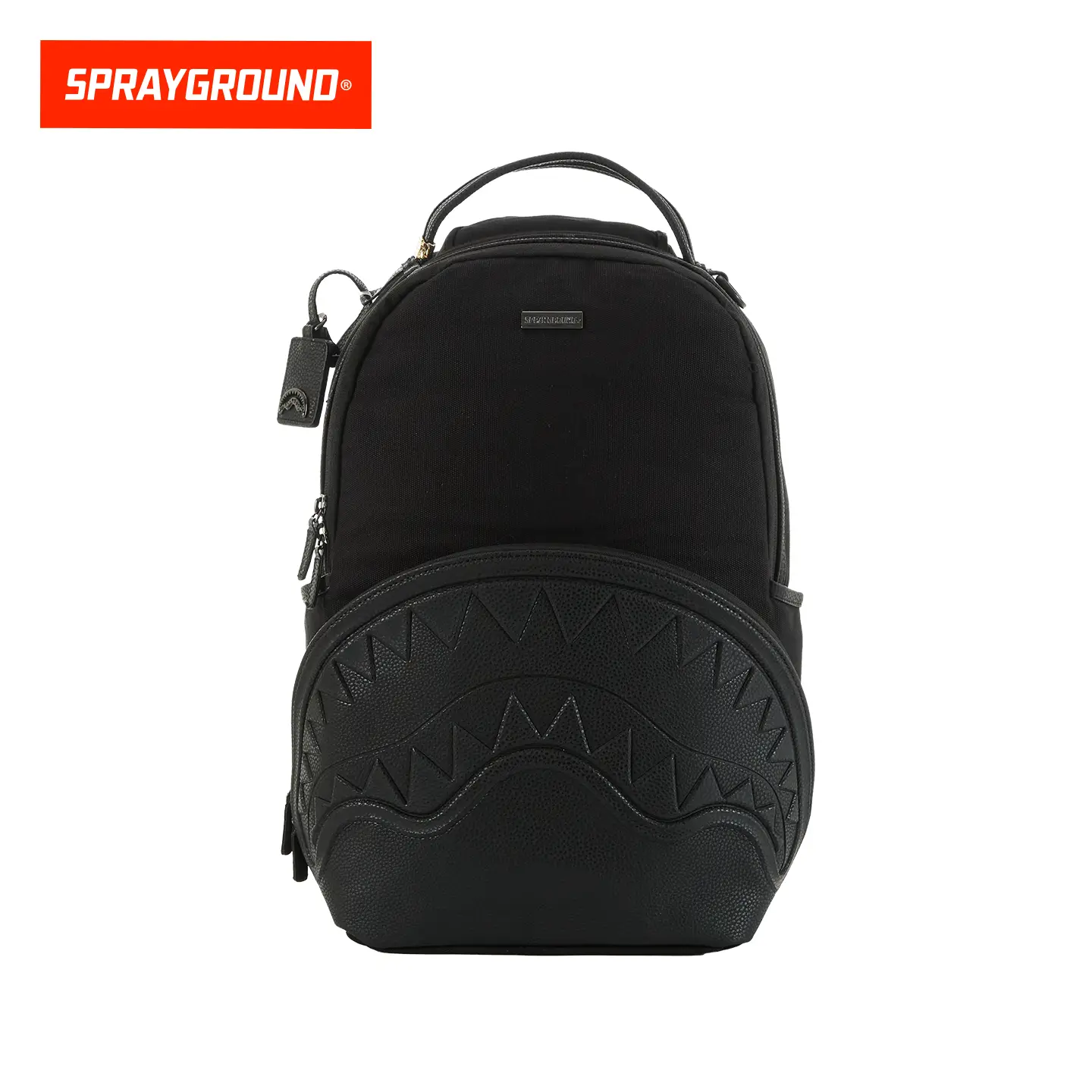 Sprayground Shark Mouth 25 New arrival Black Backpack Male and Female Student Large Capacity School Bag Trendy Backpack