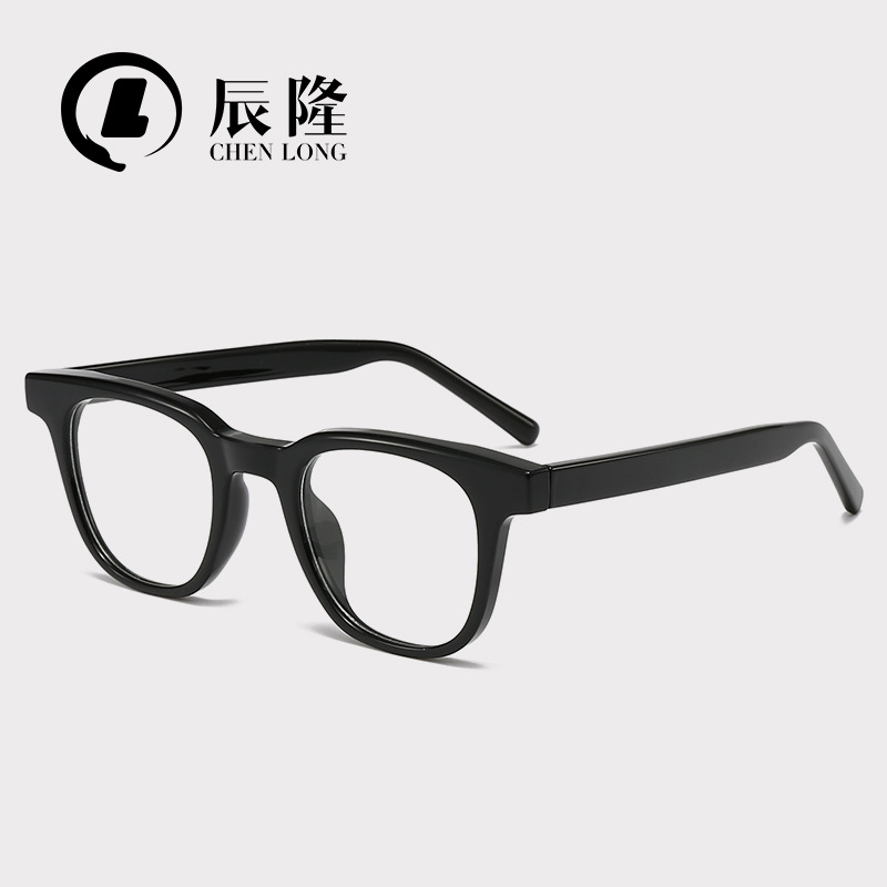 Korean version of GM joint TR anti-blue light glasses women's retro small box plain plain light mirror men's 8623 Internet red