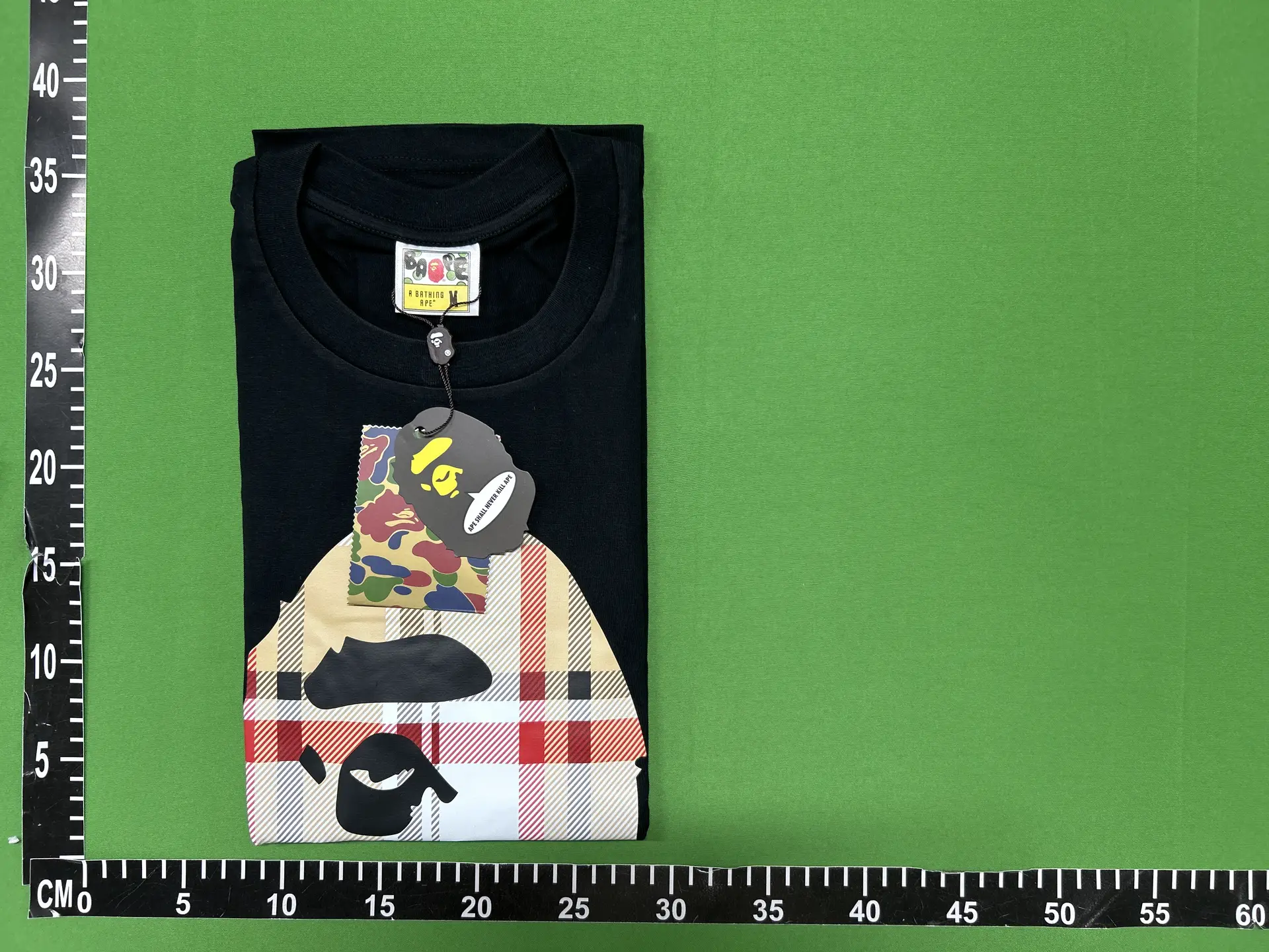 Foreign trade cross-border wholesale Japanese tide camouflage sharks tiger apes color blocking glow-in-the-dark short-sleeved couple loose T-shirt