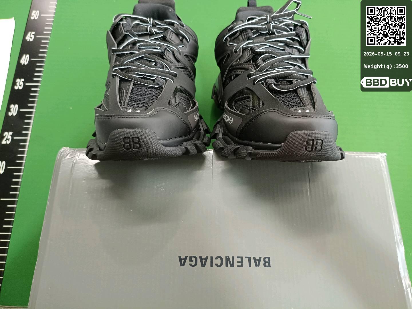 Balenciaga Track 3.0 Black Men's and Women's Sneakers QC